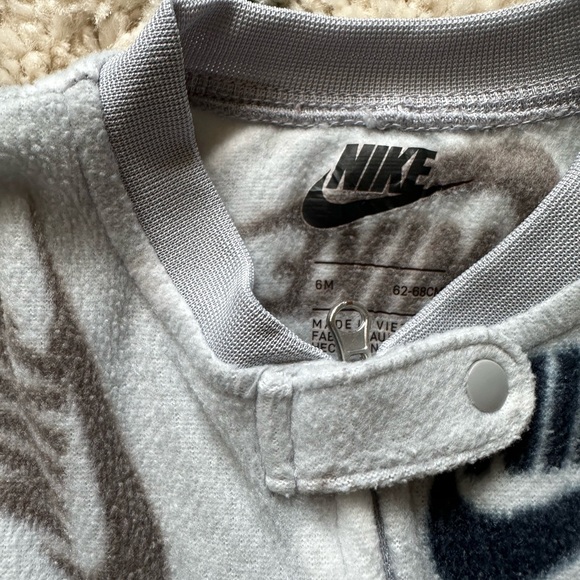 Nike baby pajamas, fleece, gray - Picture 2 of 2
